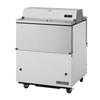 True TMC-34-DS-HC 34in Forced-Air Mobile Dual Sided 8 Crate Milk Cooler 