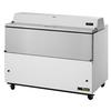 True TMC-49-HC 49in Mobile One Sided 12 Crate Milk Cooler 
