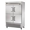 True TS-49-4-HC 54in All Stainless Steel Two-Section Reach-In Refrigerator 