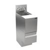 Krowne AL24-MC12 12in Wide Underbar Speed Station With Dump Sink 