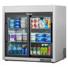 True 36in Countertop Sliding Glass Door Refrigerated Merchandiser - TSD-09G-HC-LD 