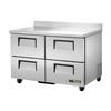 True TWT-48D-4-HC 48in Stainless Steel 4 Drawer Deep Work Top Refrigerator 