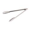 Mercer Culinary M21516 16in Stainless Steel Utility Spring Tongs with Scalloped End 