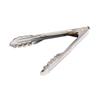 Mercer Culinary M21507LK 7in Stainless Steel Locking Utility Tongs with Scalloped End 