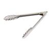 Mercer Culinary 9.5in Stainless Steel Locking Utility Tongs with Scalloped End - M21509LK 
