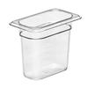 Cambro 96PCW135 Camwear 1/9 Size 6in Deep Polycarbonate Food Pan 