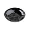 TableCraft 12535 Ridge High Gloss Black Melamine 9in dia. 24oz Bowl - 1dz 