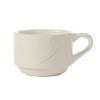 Tuxton China Inc ASU-081 San Marino 3oz Ceramic Pearl White A.D. Cup - 3dz 