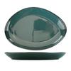 International Tableware, Inc LU-139-MI Luna 13.25in x 9.25in Midnight Blue Stone Oval Platter - 1dz 
