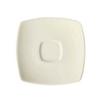 GET PA1101910124 Corona Asia Bright White Porcelain 5.1in Square Saucer- 2dz 
