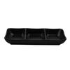 GET SD-7600-BK Nara Black Melamine 5.5oz 7.75in x 3.25in Appetizer Dish 