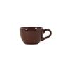 Tuxton China Inc DMF-0301 DuraTux 3oz Mahogany Ceramic Cappuccino Cup - 2dz 