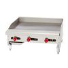 American Range 24in Countertop Manual Gas Griddle with 1in Thick Plate - ARMG-24-24 