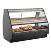 Structural Concepts GCD856HHLB Fusion 98in Stainless Steel Hot Display Case with Angled Glass 