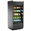 Structural Concepts B37D Oasis 35.5in Black Self-Service Dry Merchandiser Case 