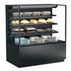 Structural Concepts NR3655DSSV Reveal 36in Black Exterior Dry Display Case with Solid Rear 