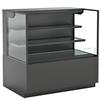 Structural Concepts NR4847DSSV Reveal 48in Black Exterior Dry Display Case with Solid Rear 
