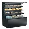 Structural Concepts NR4855DSSV Reveal 48in Black Exterior Dry Display Case with Solid Rear 