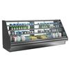 Structural Concepts GHS1056RLB-FLAT Fusion 123in x 43in High Profile Refrigerated Display Case 