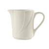 Tuxton China Inc ASU-100 San Marino 5oz Pearl White Ceramic Creamer - 1dz 