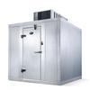 Amerikooler 72inx72in Quick Ship Outdoor walk-In Cooler with Floor - QC060677**FBSC-O 