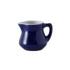 Tuxton China Inc B2R-035 DuraTux 3-1/2oz Cobalt/Eggshell Ceramic Creamer - 1dz 