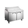 Peach Foodservice PST-60 60in Sandwich Prep Table with (16) Pan Capacity 
