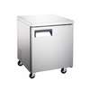 Peach Foodservice PUC-27F 27in Wide Single Door Undercounter Freezer 