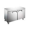 Peach Foodservice PUC-48F 48in Wide Two Door Undercounter Freezer 