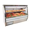 Howard McCray SC-CMS34N-4-LED 48in Narrow Depth Double Duty Red Meat Display Case - White 