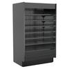 Structural Concepts MD484DR Fusion 50.25"W x 84.5"H Black Refrigerated Display Case 
