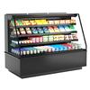 Structural Concepts NM7255RSSA Blend 72in Black Refrigerated Open Front Display Case 