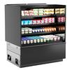 Structural Concepts NM7255RSSV Blend 72in Black Refrigerated Open Front Display Case 