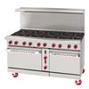 American Range ARGF-10-126L 60in Commercial 10 Burner Gas Green Flame Range 