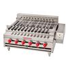 American Range 66in Countertop 10 Burner Gas Rotisserie Kebob Broiler - ARKB-60-R 