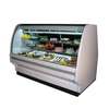 Howard McCray SC-CBS40E-6C-BE-LED 75.5in Endless Curved Glass Refrigerated Bakery Case - Black 