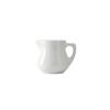 Tuxton China Inc BPR-035 Duratux 3-1/2oz Porcelain White Creamer with Handle - 1dz 