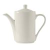 Tuxton China Inc AMU-102 Modena 21oz Pearl White Ceramic Coffee Pot - 6 per Case 