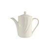 Tuxton China Inc ASU-102 San Marino 21oz Pearl White Ceramic Coffee Pot - 6 per Case 