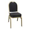 Just Chair Manufaturing A80118 Banquet Collection 14 Gauge Aluminum Stacking Side Chair 