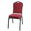 Just Chair Manufaturing M81118 Upholstered Steel Frame Indoor Stacking Banquest Chair 