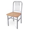 Just Chair Manufaturing CSU-91018 CITYStyle Urban Slatted Back Steel Frame Chair 