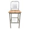Just Chair Manufaturing CSU-91030 CITYStyle Urban Slatted Back Steel Frame Bar Stool 