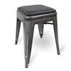 Just Chair Manufaturing Industrial Galvanized Welded Frame Stacking Backless Stool - G42518X-PS-COM 