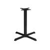 Just Chair Manufaturing TBX3333-40 Metal Bar Height 33in x 33in x 40"H X-Style Table Base 