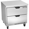 beverage-air 32in Wide Two Drawer Worktop Refrigerator - WTRD32AHC-2-FLT 
