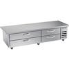 beverage-air 89in Wide Four Drawer Extended Top Chef Base Refrigerator - WTRCS84HC-89 