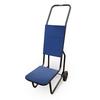 Just Chair Manufaturing CH-DOLLY-PR Royal Blue Carpeted Welded Steel Chair Dolly 