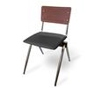 Just Chair Manufaturing CSU-90818-PS-COM CITYStyle Urban Steel Frame Side Chair with Wood Back & Seat 