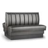 Just Chair Manufaturing JBD-UCH-36-GR1/COM 36"H Double Sided Custom Booth with Upholstered Back & Seat 